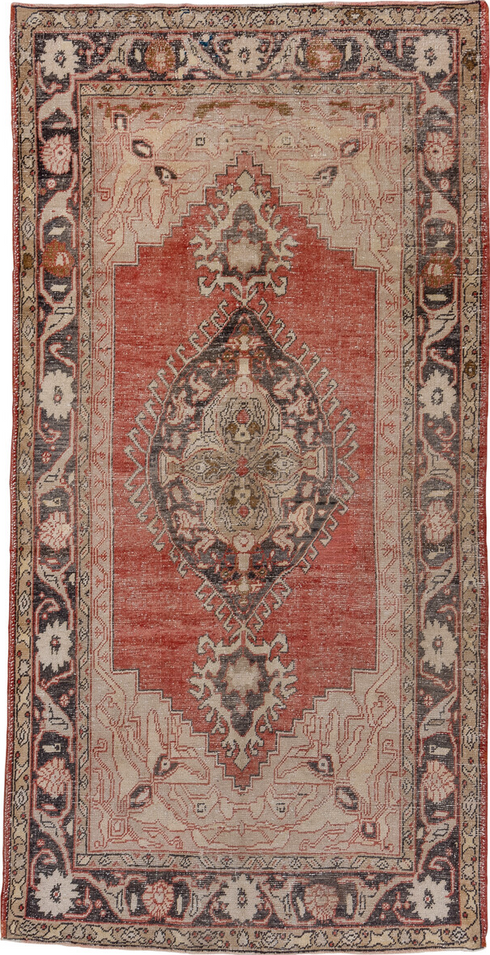 Vintage Oushak Area Rug (5' x 11')